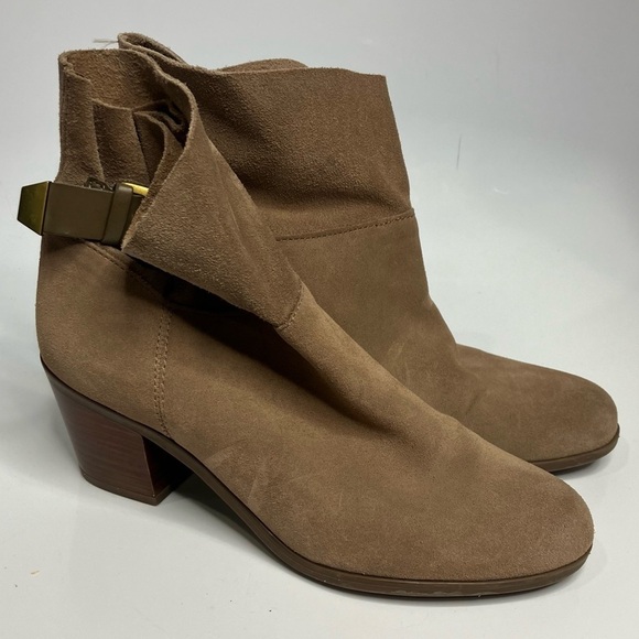 Franco Sarto monument suede leather ankle boots size 7.5 - Picture 3 of 8